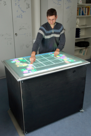 Tangible Interaction Surfaces for Collaboration between Humans