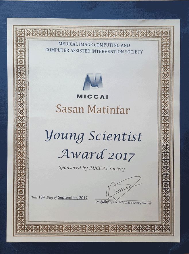 Award MICCAI