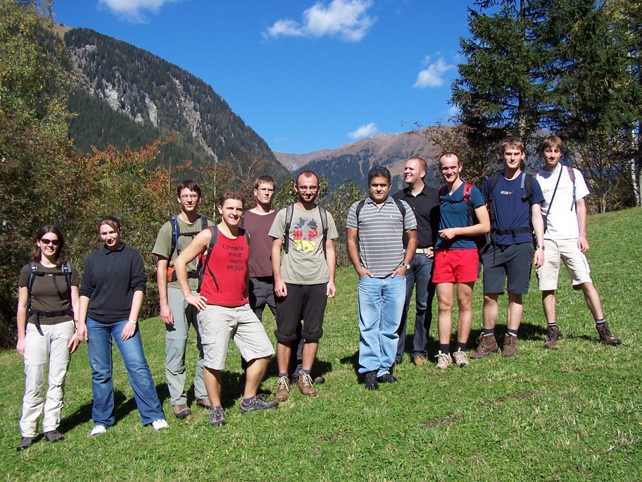 A part of our group during a half-day hiking trip